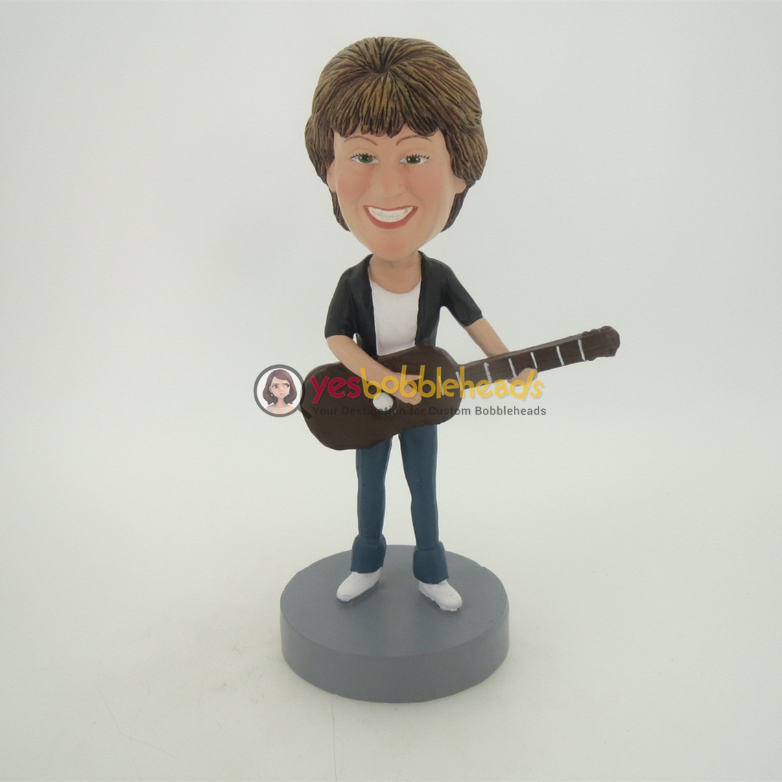 Picture of Custom Bobblehead Doll: Guitar Woman