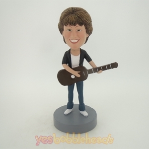 Picture of Custom Bobblehead Doll: Guitar Woman