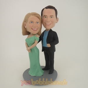 Picture of Custom Bobblehead Doll: Arm Behind Woman