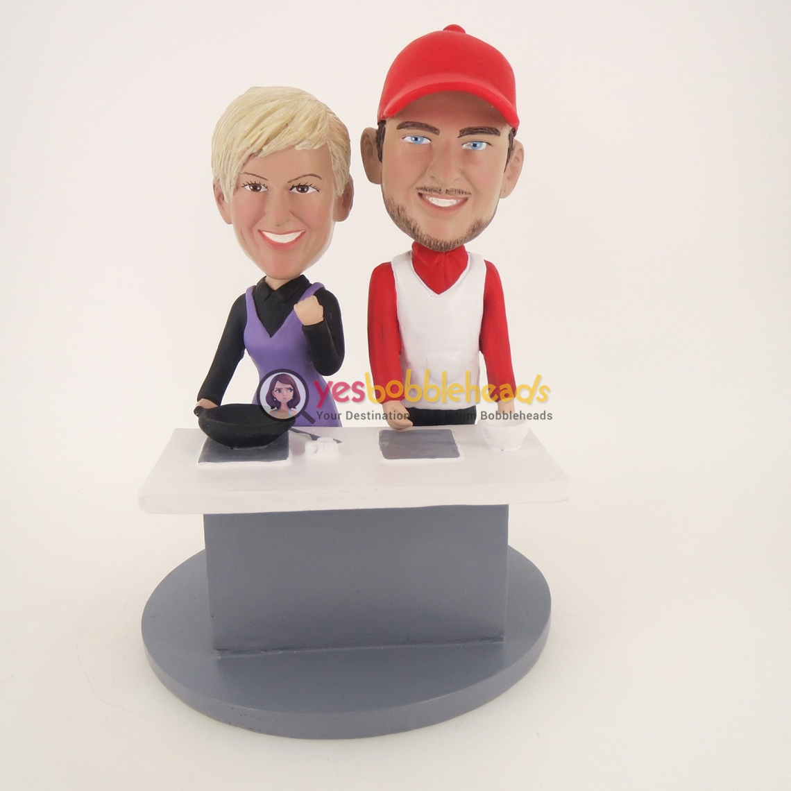 Picture of Custom Bobblehead Doll: Cooking Couple
