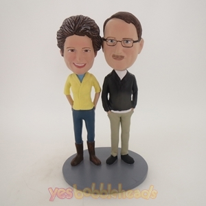 Picture of Custom Bobblehead Doll: Hands In Pocket Couple