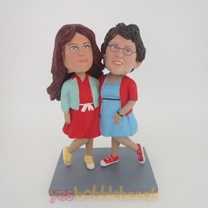 Picture of Custom Bobblehead Doll: Plus Size Female Couple