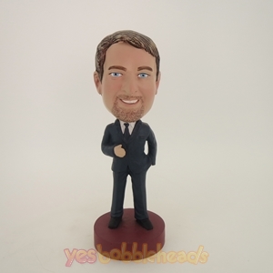 Picture of Custom Bobblehead Doll: Business Man With Beard