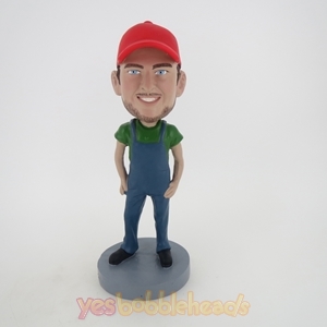 Picture of Custom Bobblehead Doll: Casual Boy In Red Hat