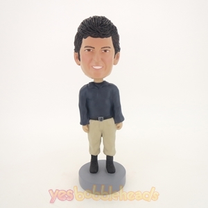 Picture of Custom Bobblehead Doll: Casual Man With Heavy Hair