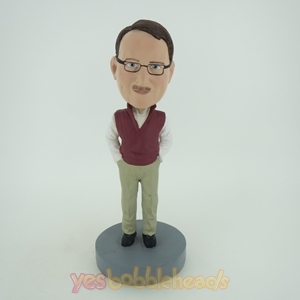 Picture of Custom Bobblehead Doll: Casual Old Man
