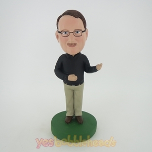Picture of Custom Bobblehead Doll: Kind Man Welcoming You