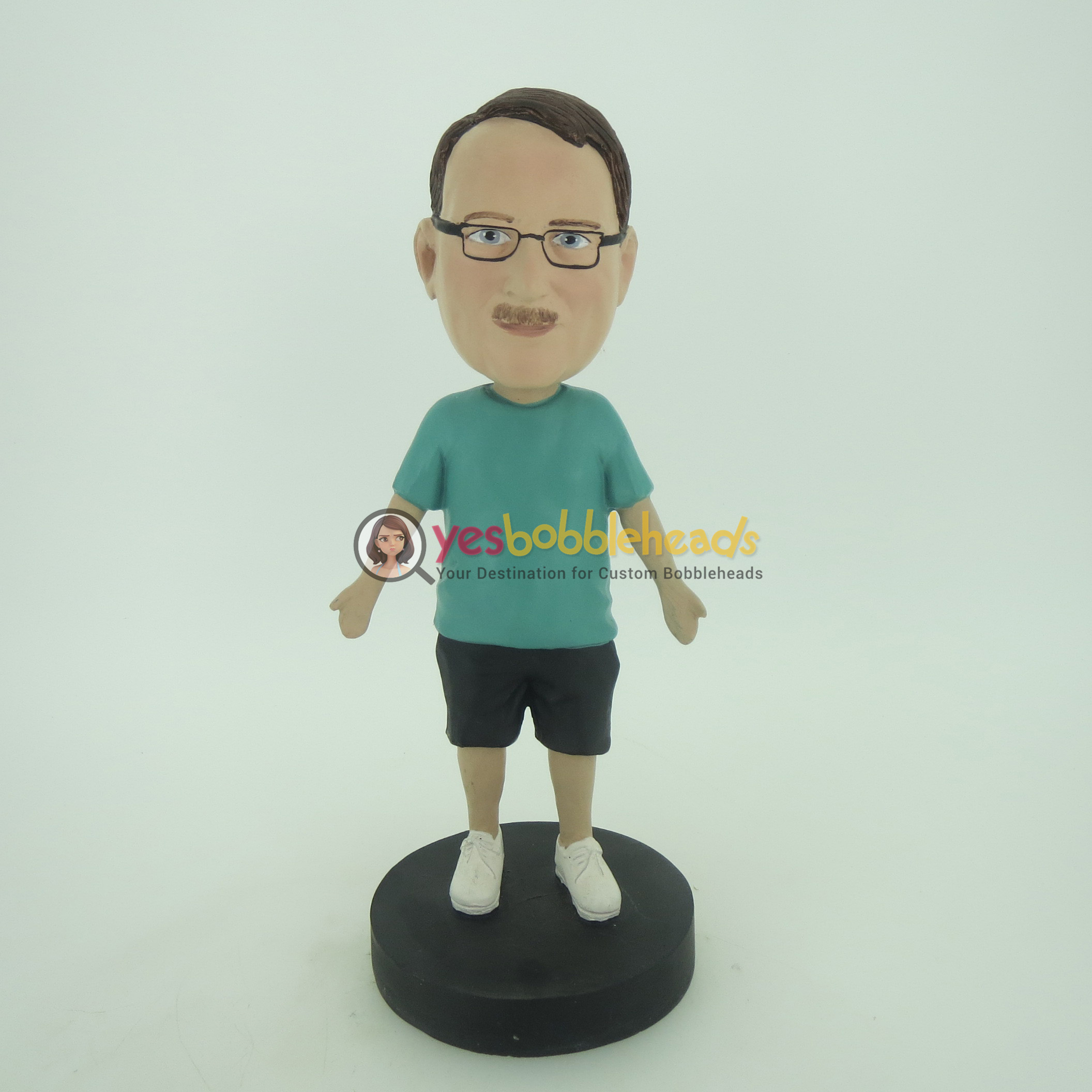 Picture of Custom Bobblehead Doll: Man Going Out For Sports