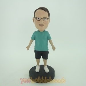 Picture of Custom Bobblehead Doll: Man Going Out For Sports