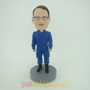 Picture of Custom Bobblehead Doll: Man In Blue Uniform