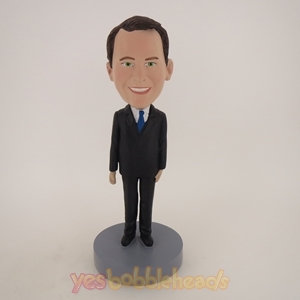 Picture of Custom Bobblehead Doll: Man In Suit Smiling