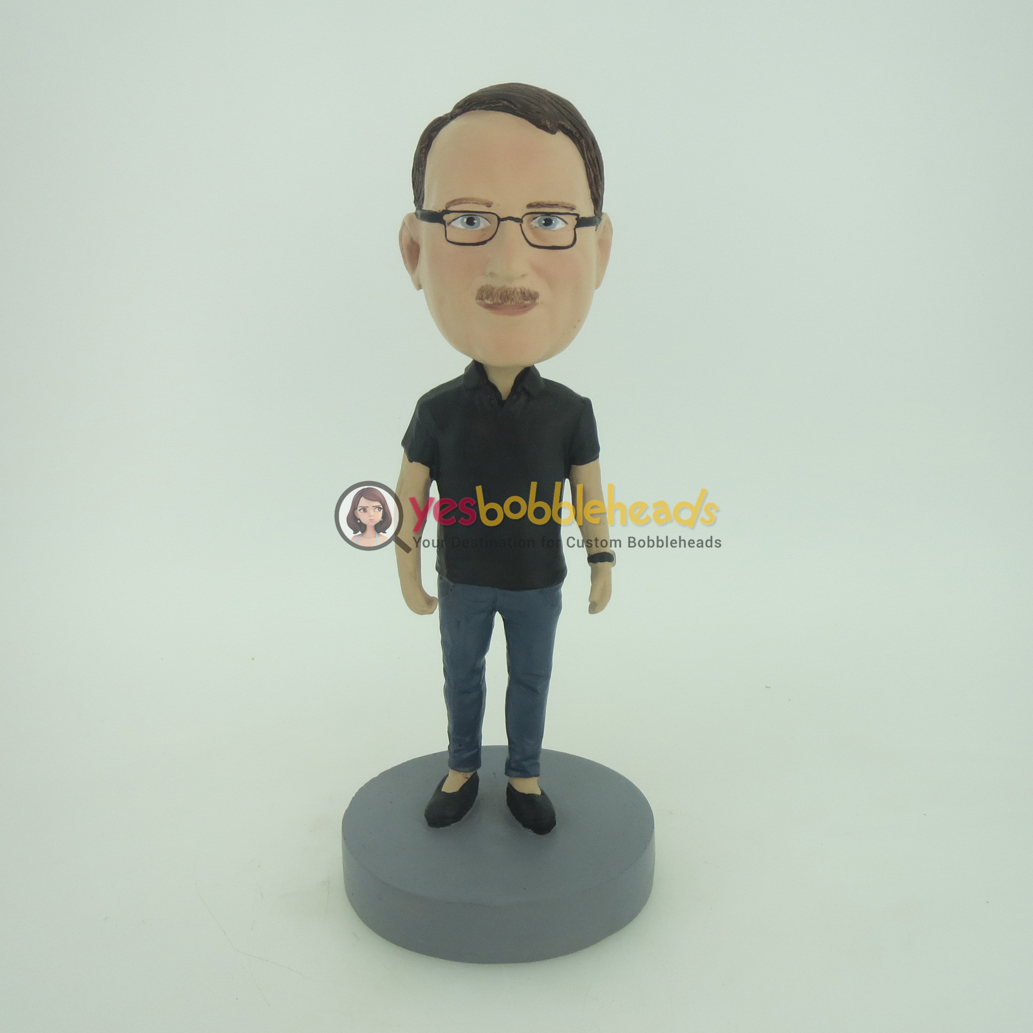 Picture of Custom Bobblehead Doll: Man With Casual TShirt