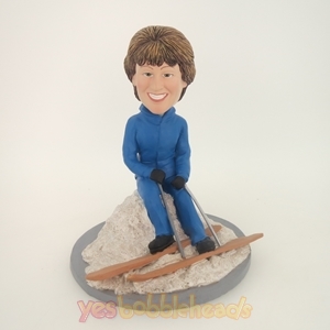 Picture of Custom Bobblehead Doll: Skiing Lover