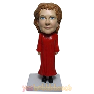 Picture of Custom Bobblehead Doll: Female Graduate In Red