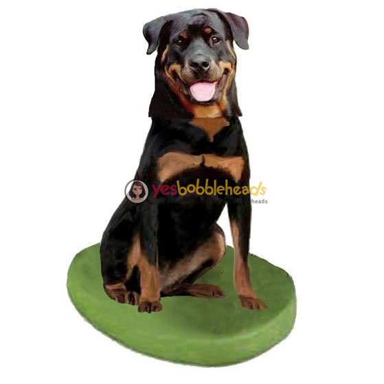 Picture of Custom Bobblehead Doll: Pet Dog Rottweiler