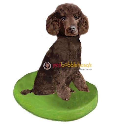 Picture of Custom Bobblehead Doll: Pet Dog Poodle Brown Miniature