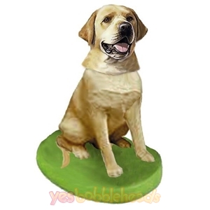Picture of Custom Bobblehead Doll: Pet Dog Labrador Retriever Yellow