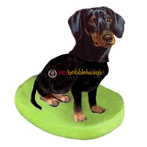 Picture of Custom Bobblehead Doll: Pet Dog Dachshunds Black