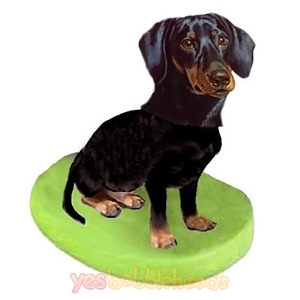 Picture of Custom Bobblehead Doll: Pet Dog Dachshunds Black