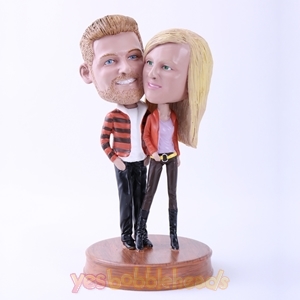 Picture of Custom Bobblehead Doll: Fasion Lover Couple