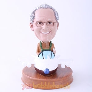 Picture of Custom Bobblehead Doll: Airplane Captain