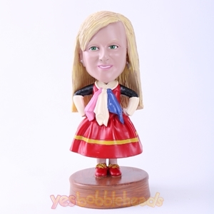 Picture of Custom Bobblehead Doll: Cartoon Skirt Girl