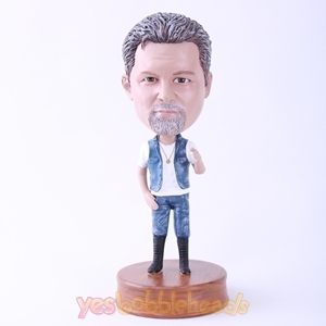 Picture of Custom Bobblehead Doll: Casual Man in Jeans