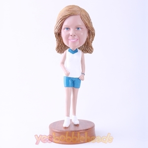 Picture of Custom Bobblehead Doll: Casual Standing Woman