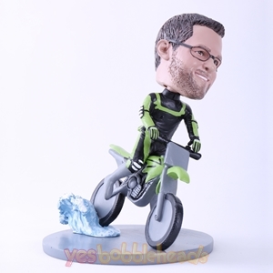 Picture of Custom Bobblehead Doll: Cool Man Riding Motor