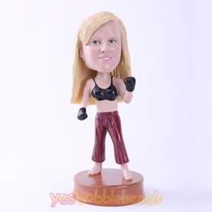 Picture of Custom Bobblehead Doll: Female Boxing