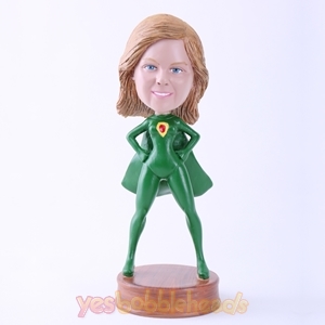 Picture of Custom Bobblehead Doll: Green Flash Girl