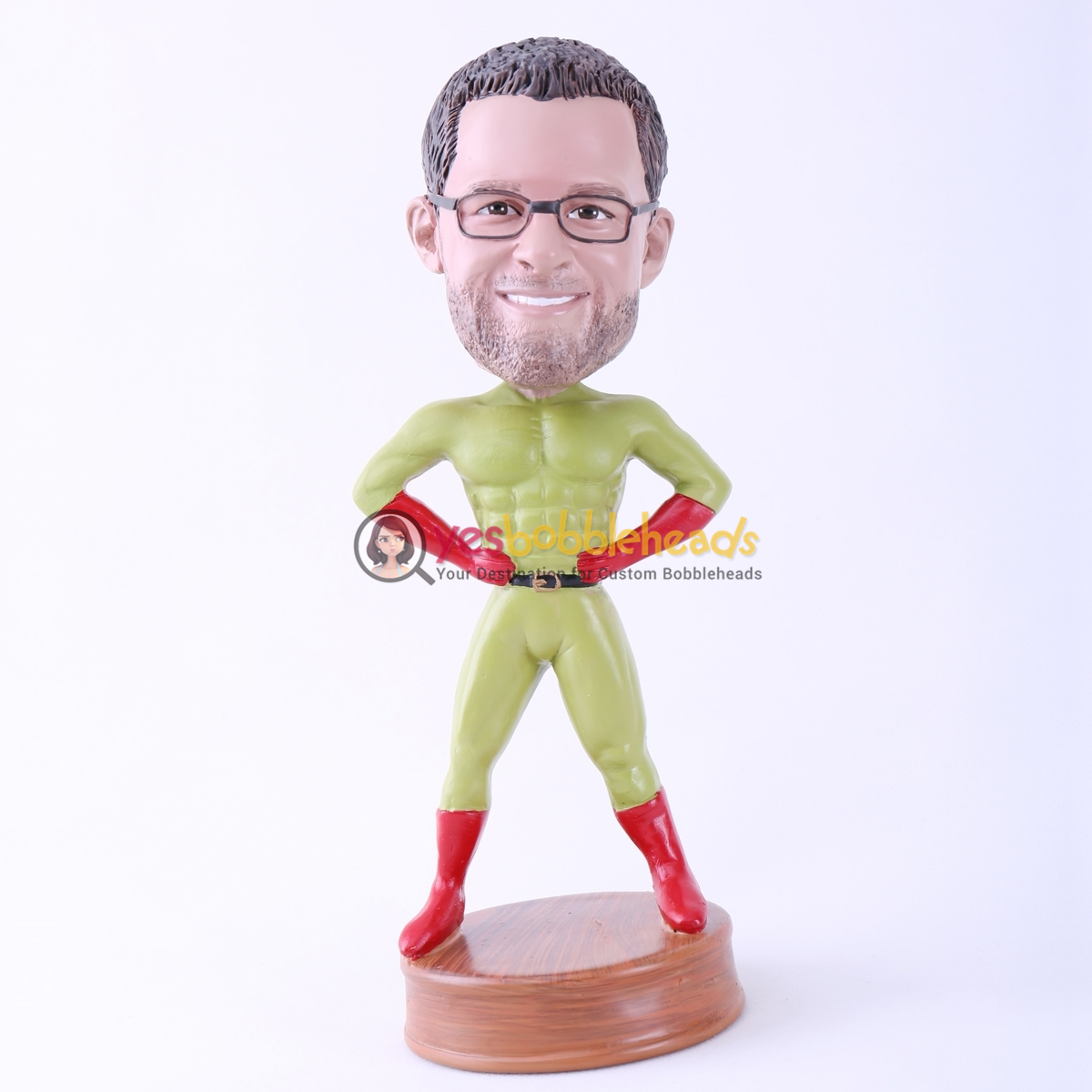 Picture of Custom Bobblehead Doll: Green Skin Superman