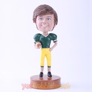 Picture of Custom Bobblehead Doll: Happy Football Player