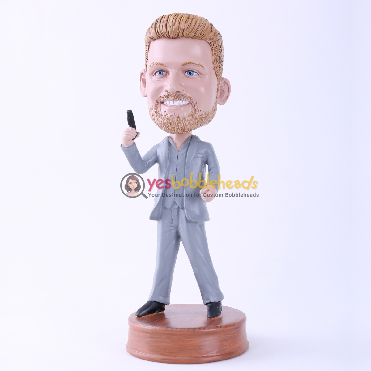 Picture of Custom Bobblehead Doll: James Bond Cosplay