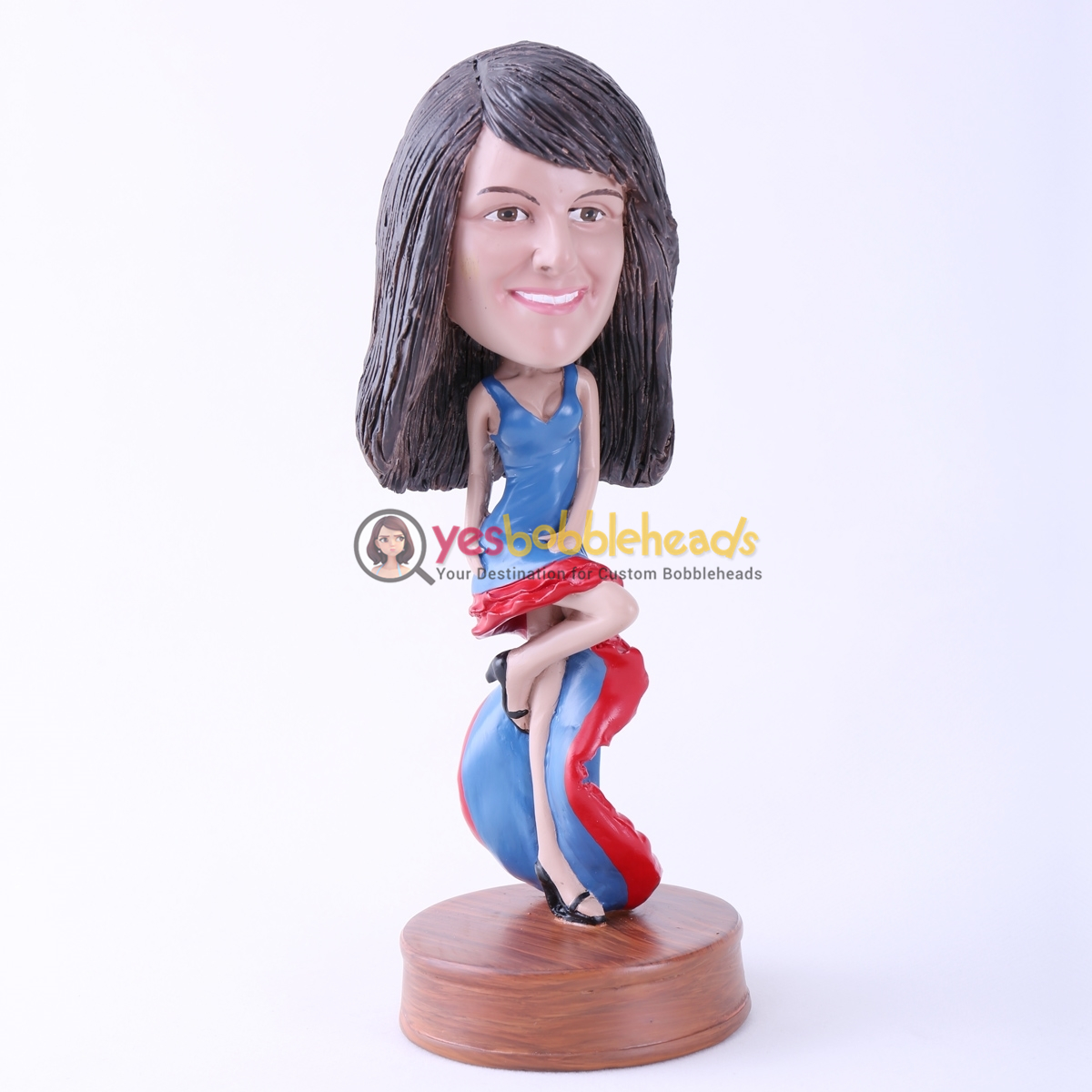 Picture of Custom Bobblehead Doll: Lady in Long Dress
