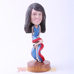 Picture of Custom Bobblehead Doll: Lady in Long Dress