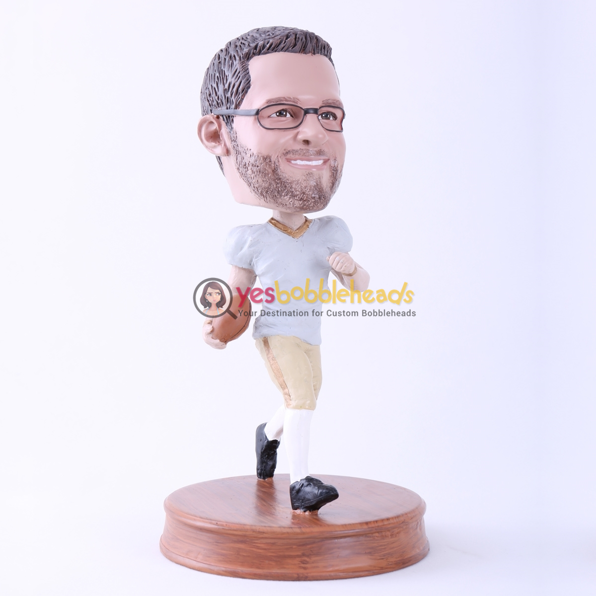 Picture of Custom Bobblehead Doll: Male Football Player