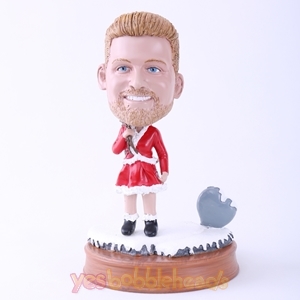 Picture of Custom Bobblehead Doll: Male Santa Claus