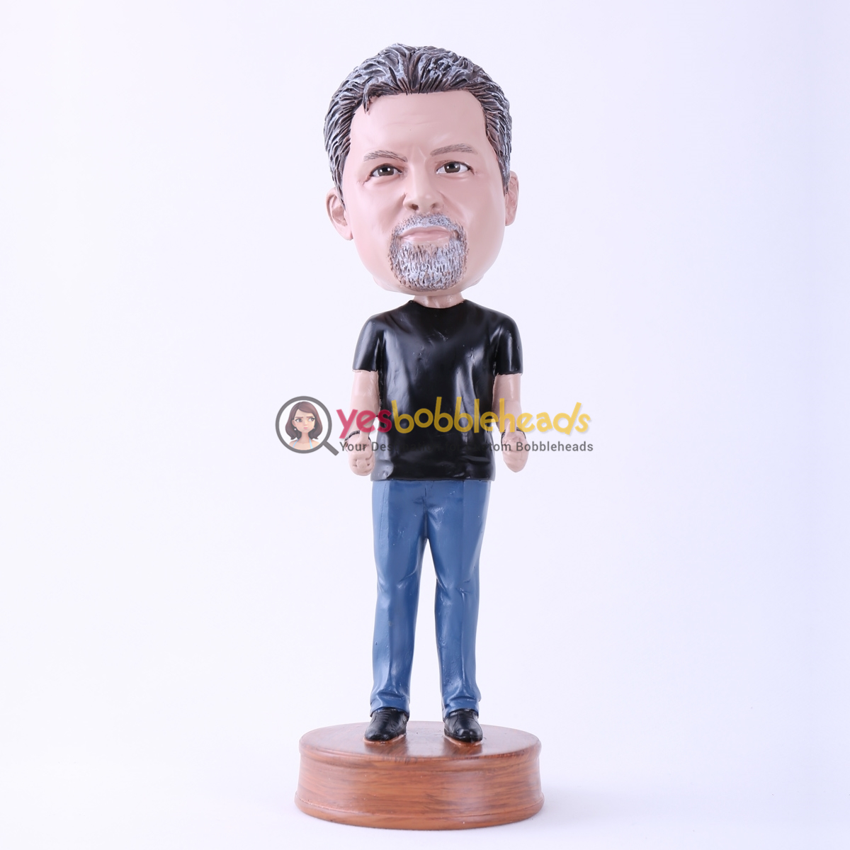 Picture of Custom Bobblehead Doll: Man Both Thumbs Up
