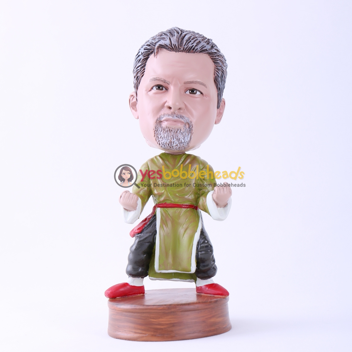 Picture of Custom Bobblehead Doll: Man Han Chinese Clothing Kungfu Show