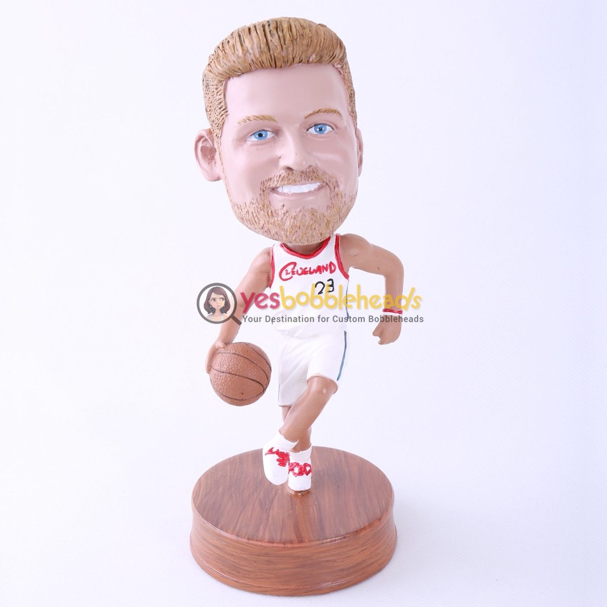 Picture of Custom Bobblehead Doll: Man Playing Basketball