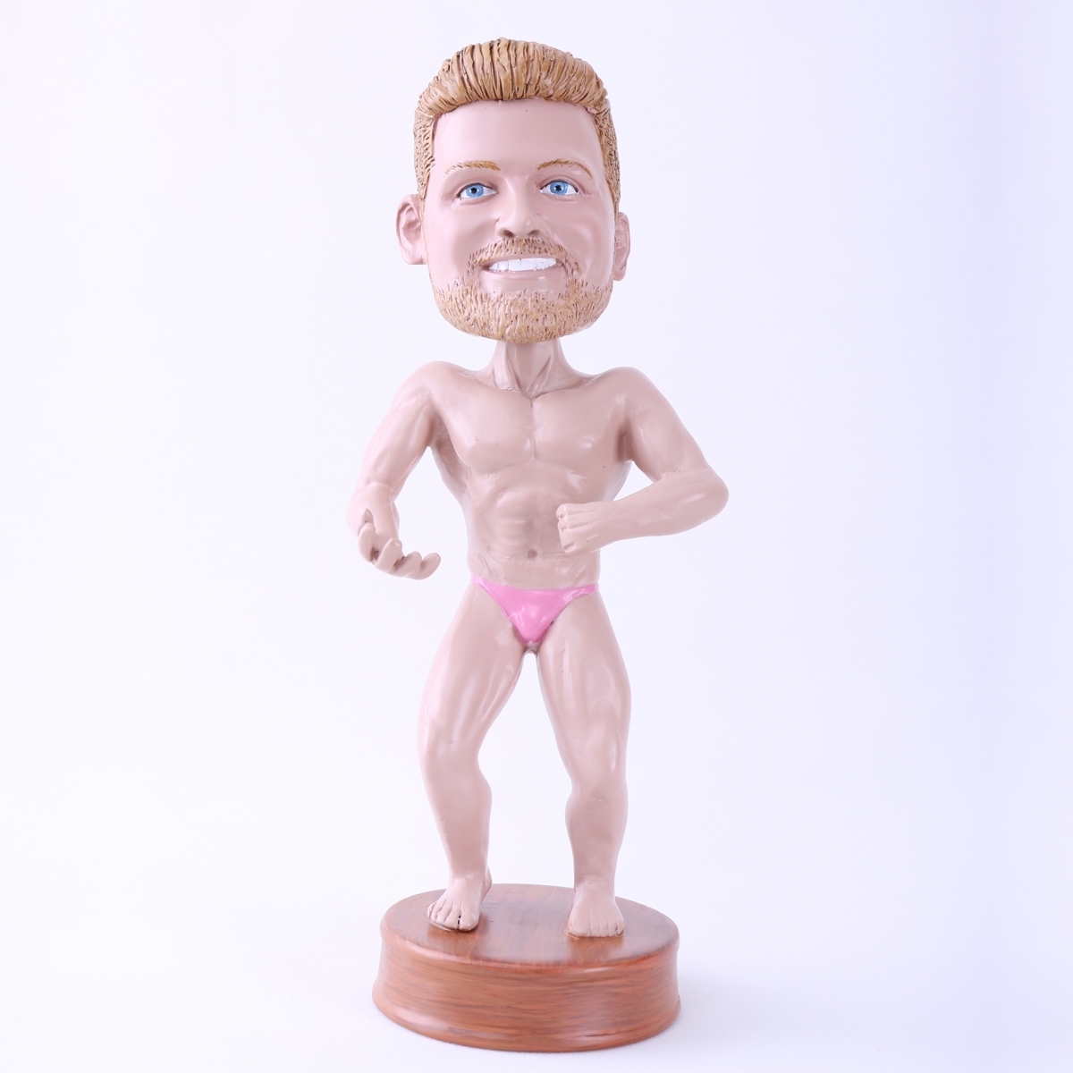 Picture of Custom Bobblehead Doll: Muscle Man with Underpants (About 9" Tall)