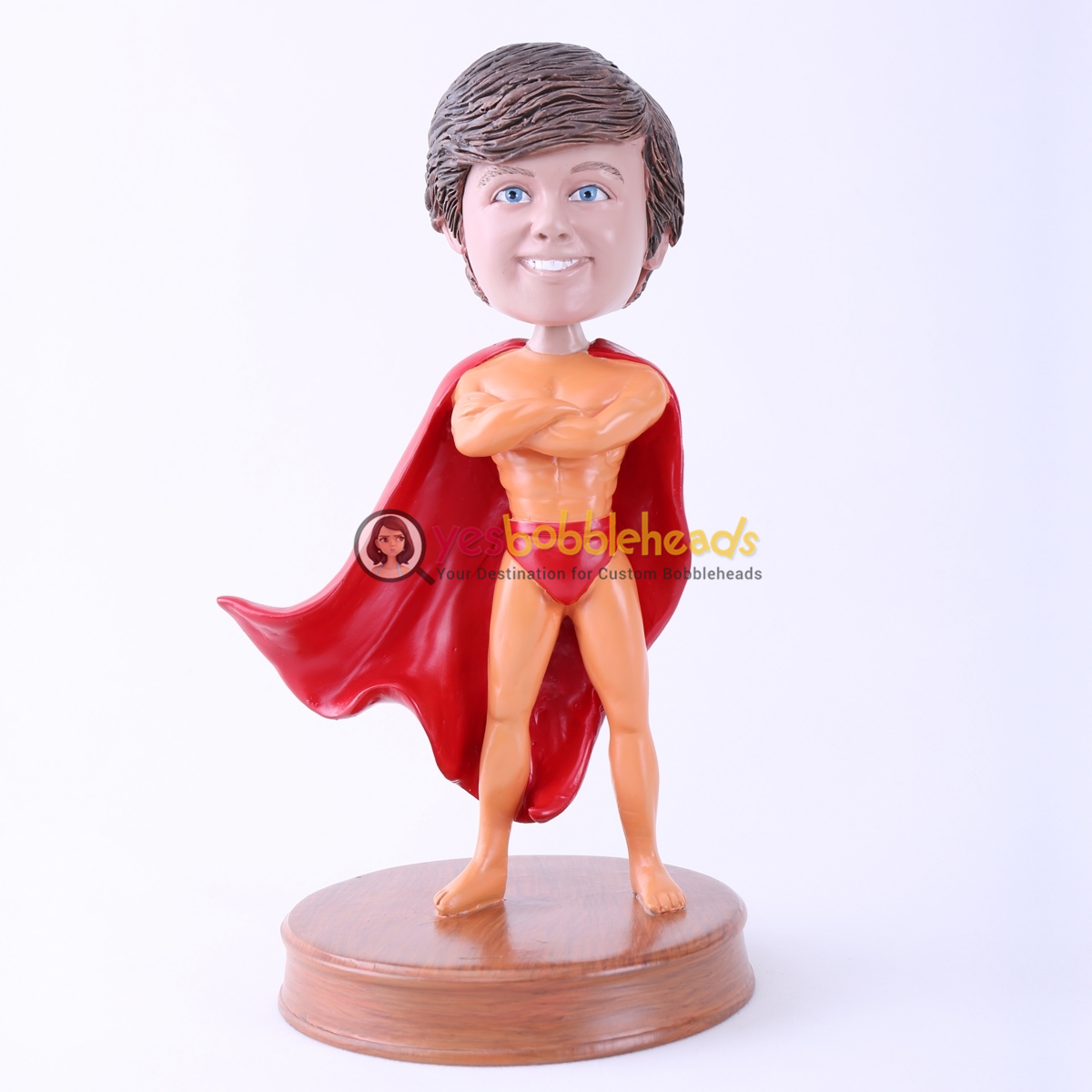Picture of Custom Bobblehead Doll: Orange Skin Superman Kid