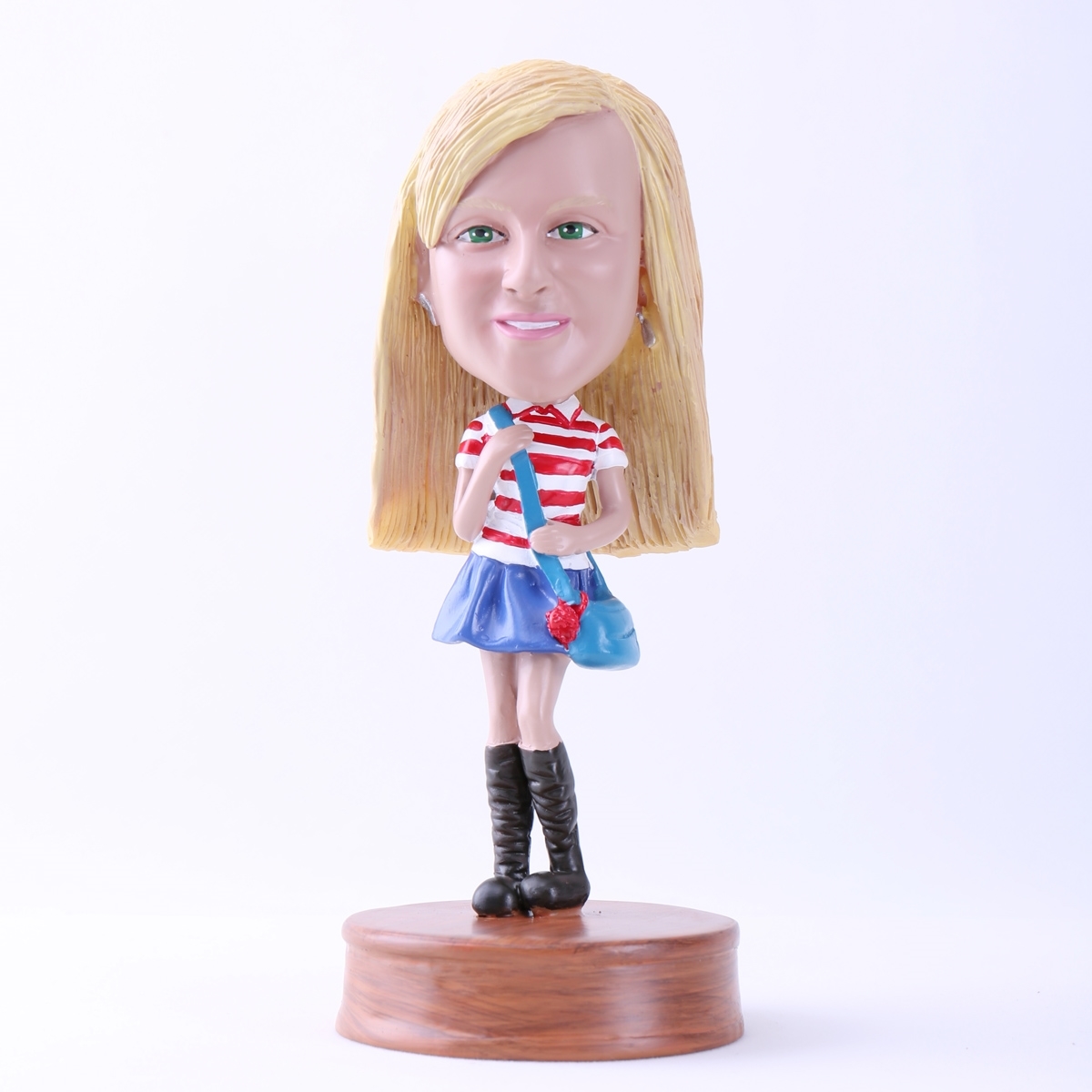 Picture of Custom Bobblehead Doll: Pretty Casual School Girl