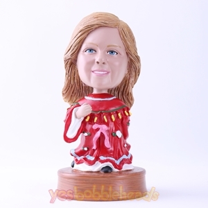 Picture of Custom Bobblehead Doll: Red Costume Woman