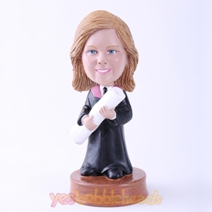 Picture of Custom Bobblehead Doll: Woman Graduation