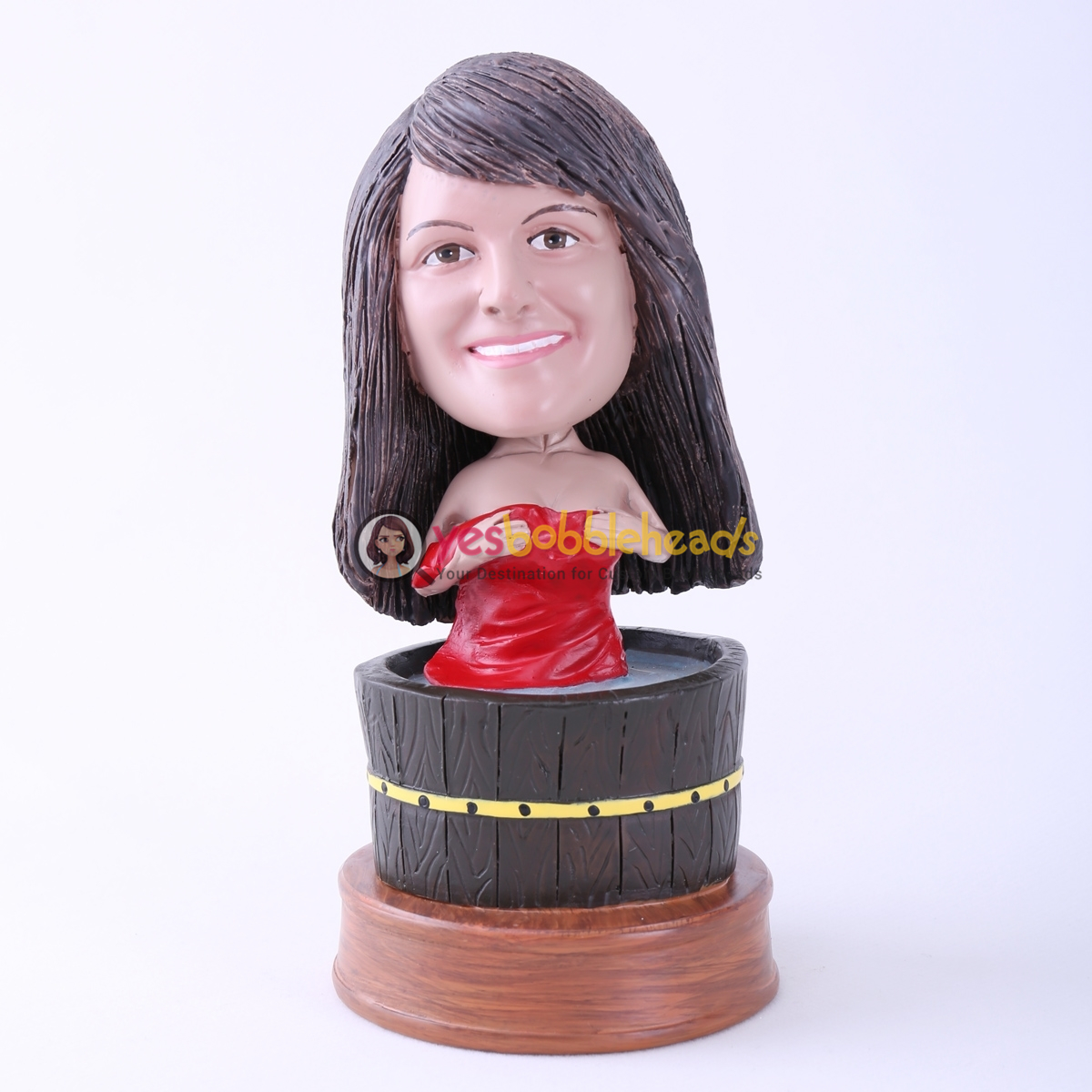 Picture of Custom Bobblehead Doll: Woman in Bath