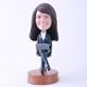 Picture of Custom Bobblehead Doll: Woman in Chair with Laptop