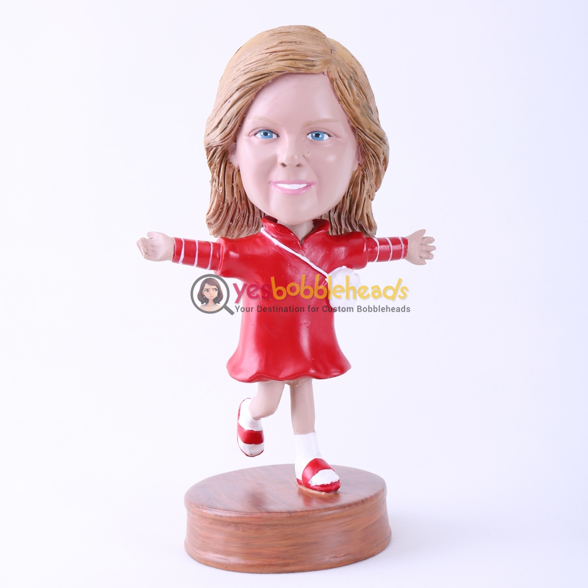 Picture of Custom Bobblehead Doll: Woman Open Arms