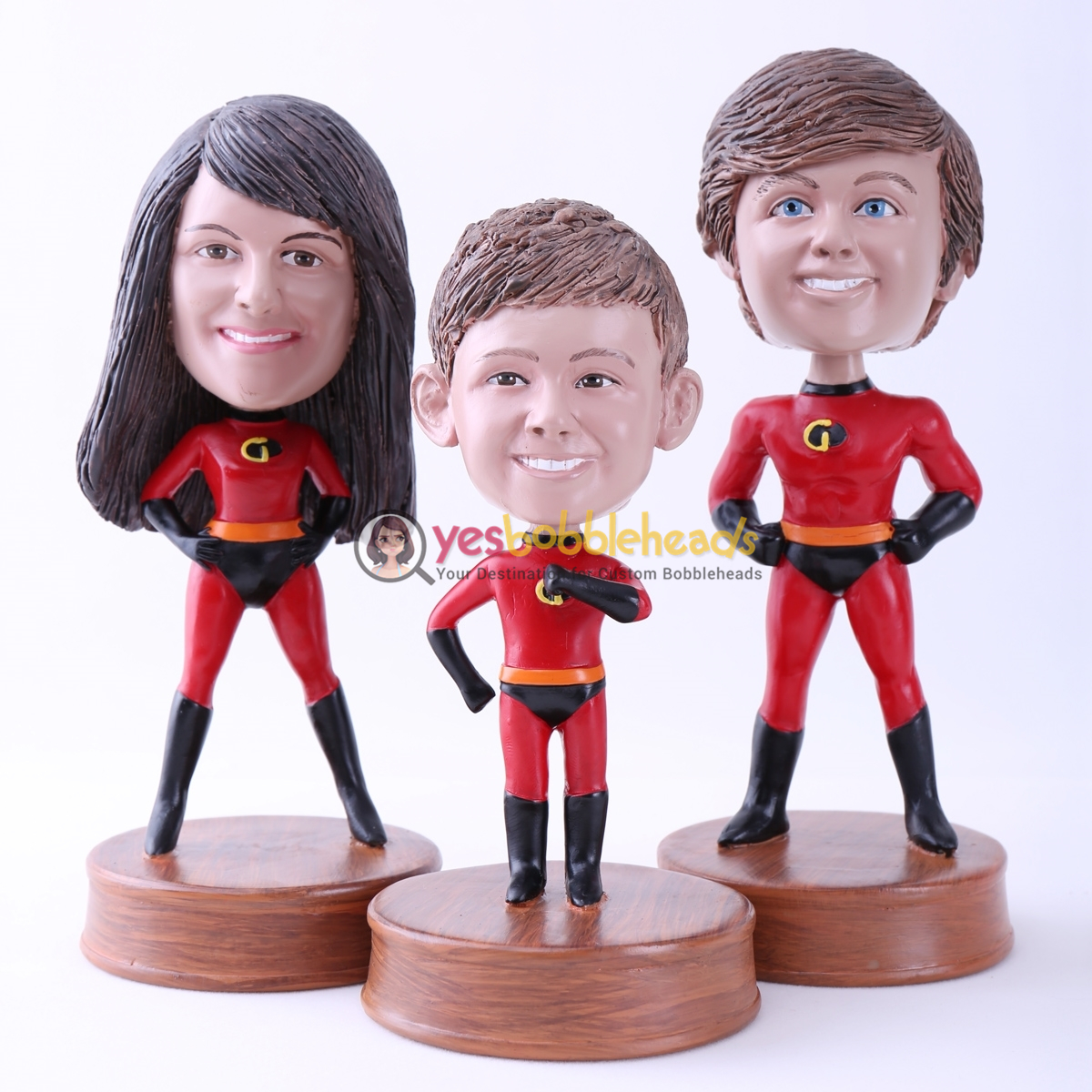 Picture of Custom Bobblehead Doll: The Incredibles Family